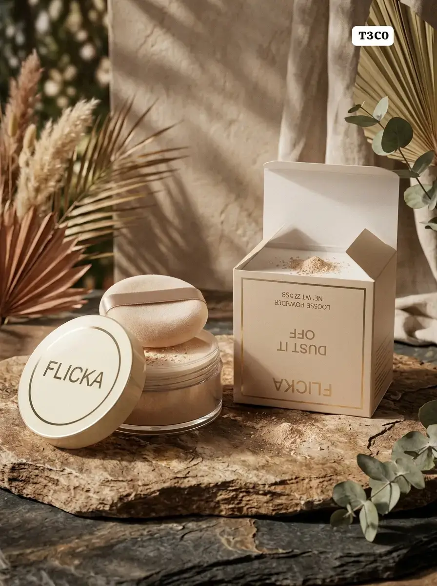 Flicka Dust It Off Loose Powder For Glowy Makeup, 1Pc