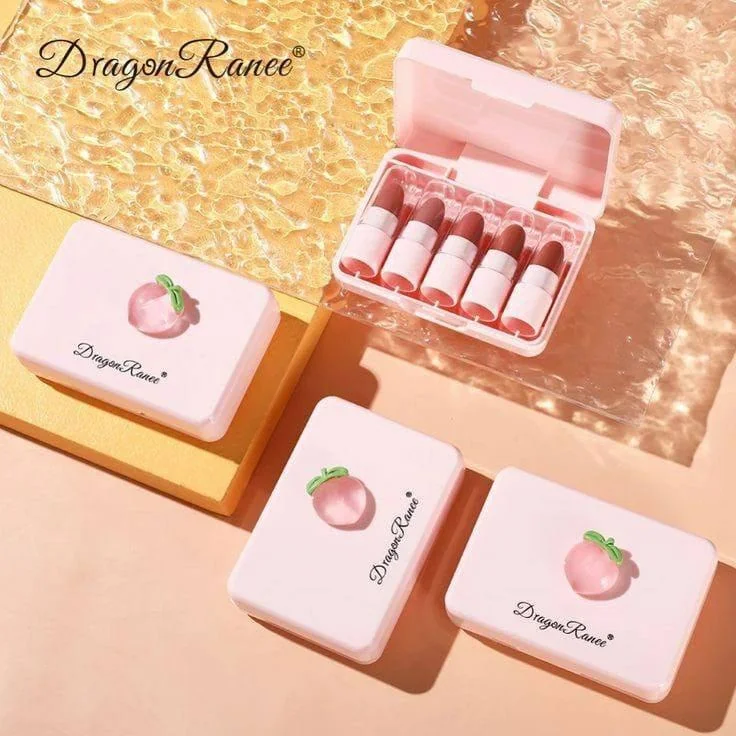5 Pcs High Pigmented Lipstick Set - Bold and Beautiful