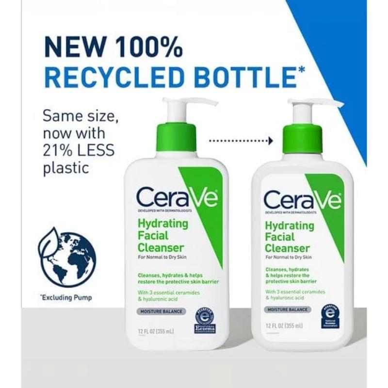 CeraVe Hydrating Facial Cleanser 237ml for Normal to Dry Skin