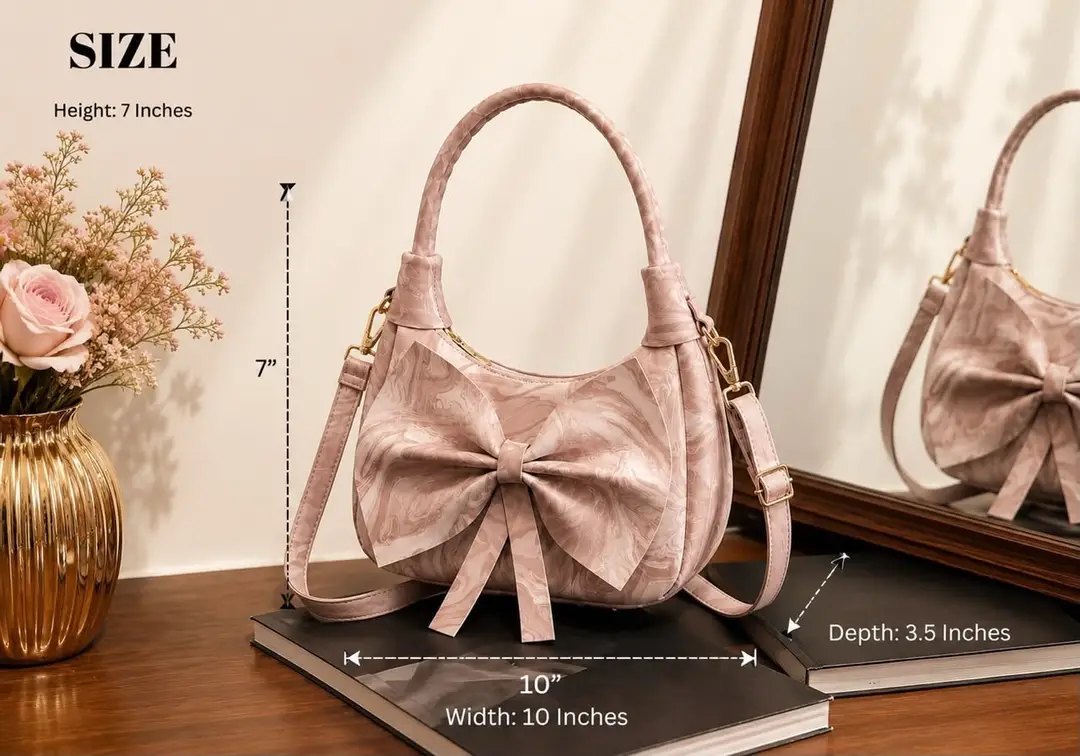 Women's Leather Plain Shoulder Bag