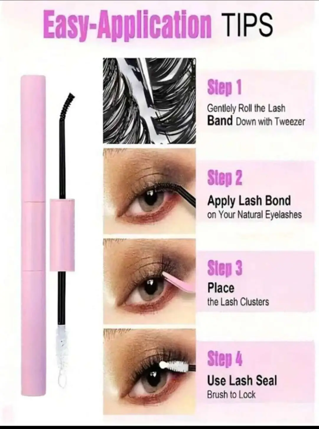 Jiefeibeauty Eyelasher 200 Pcs Bond & Seal Tweezers