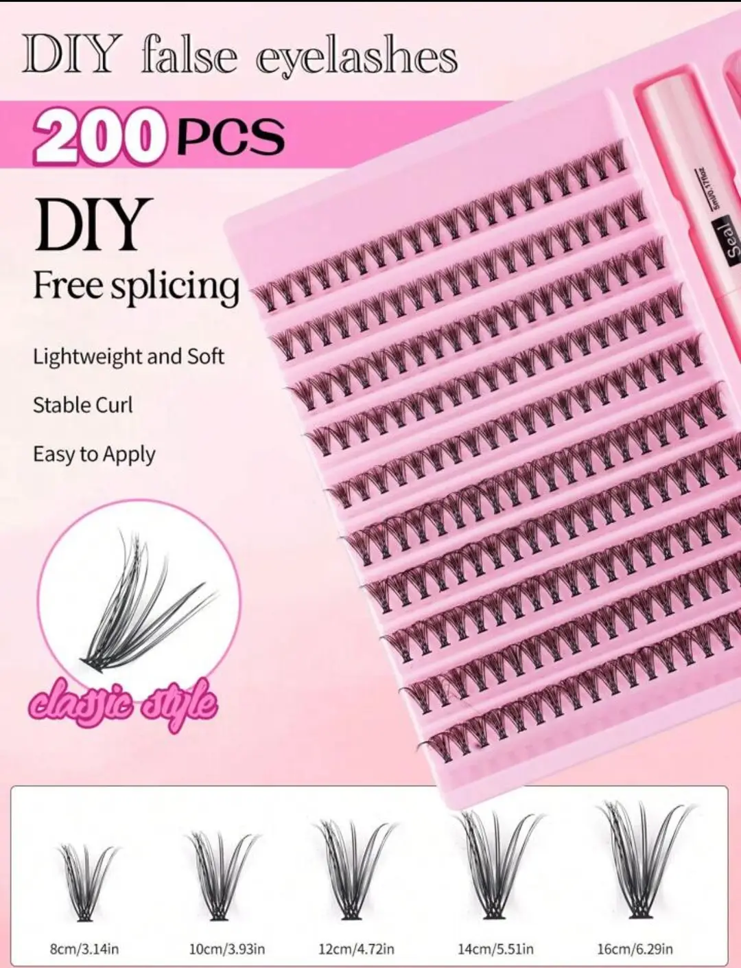 Jiefeibeauty Eyelasher 200 Pcs Bond & Seal Tweezers