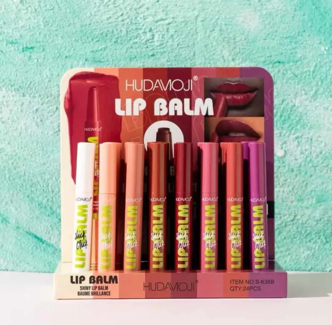 Hudamoji Lip Blam Button Lipstick 8 pcs set