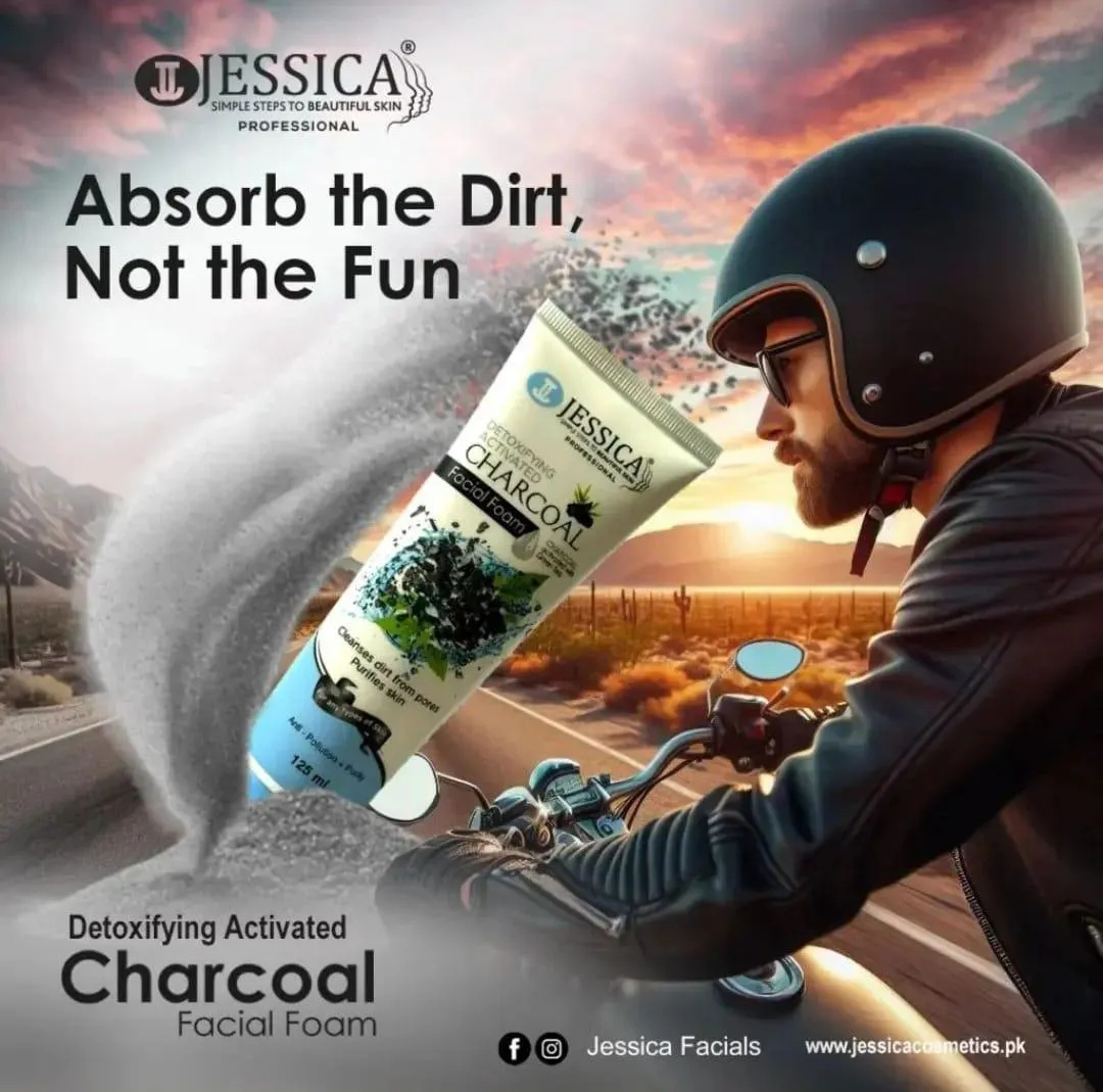 Jessica Detoxifying Charcoal Facial Foam 125ml