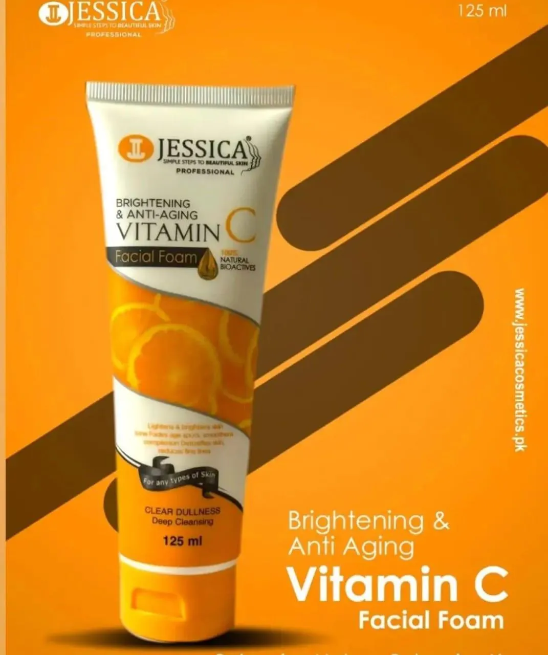Jessica Detoxifying Charcoal Facial Foam 125ml