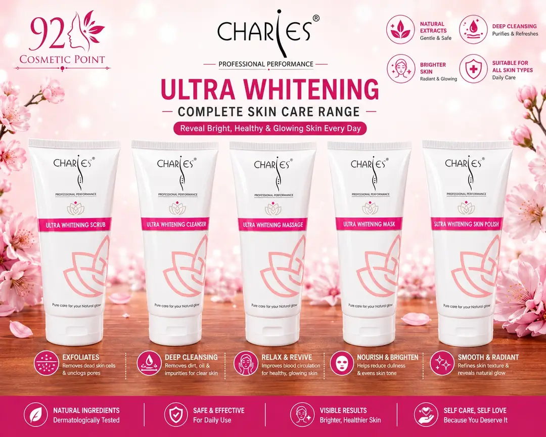 Charies Ultra Whitening Facial Kit 5 Step