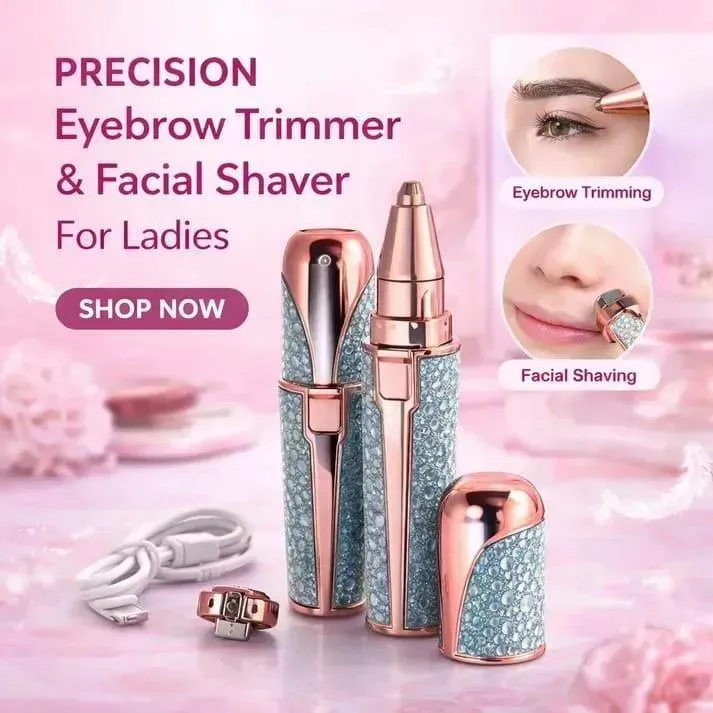 2-in-1 Rechargeable Eyebrow & body Trimmer
