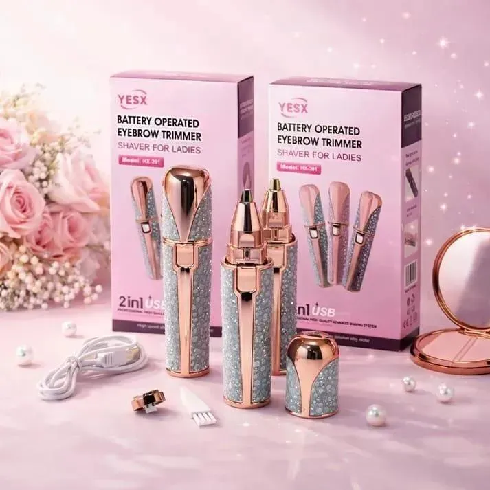 2-in-1 Rechargeable Eyebrow & body Trimmer