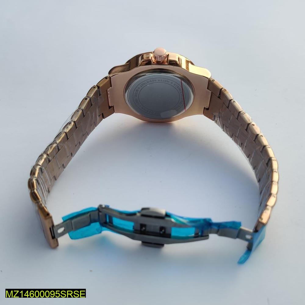 Men's Rose Gold Watch 42mm Diamond Bezel