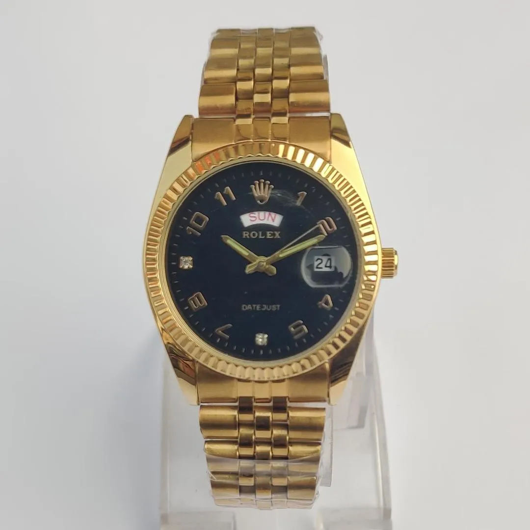 Rolex Mens Stainless Steel Wrist Watch