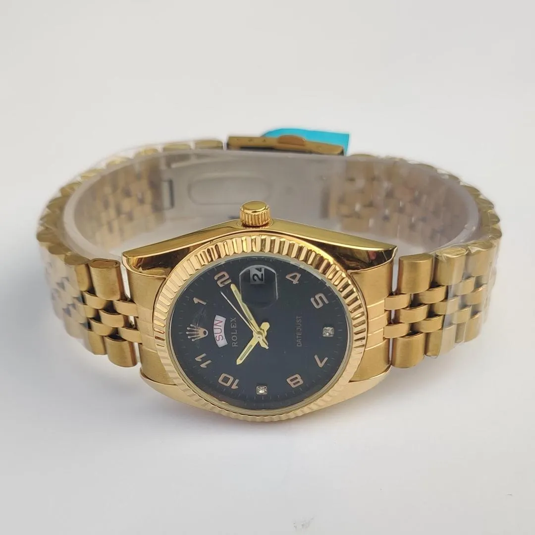 Rolex Mens Stainless Steel Wrist Watch
