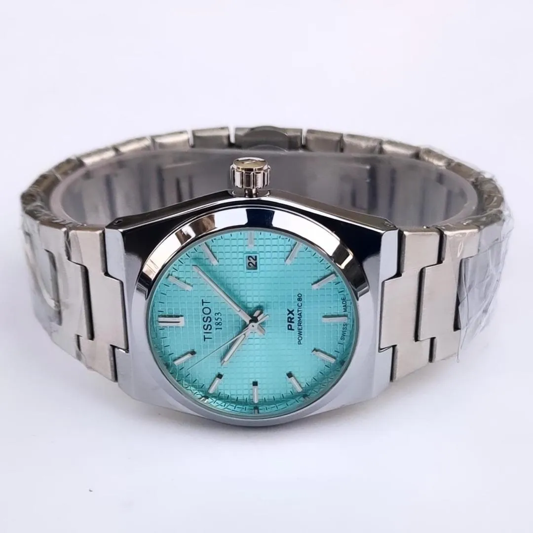 Tissot Men's Stainless Steel Turquoise Watch