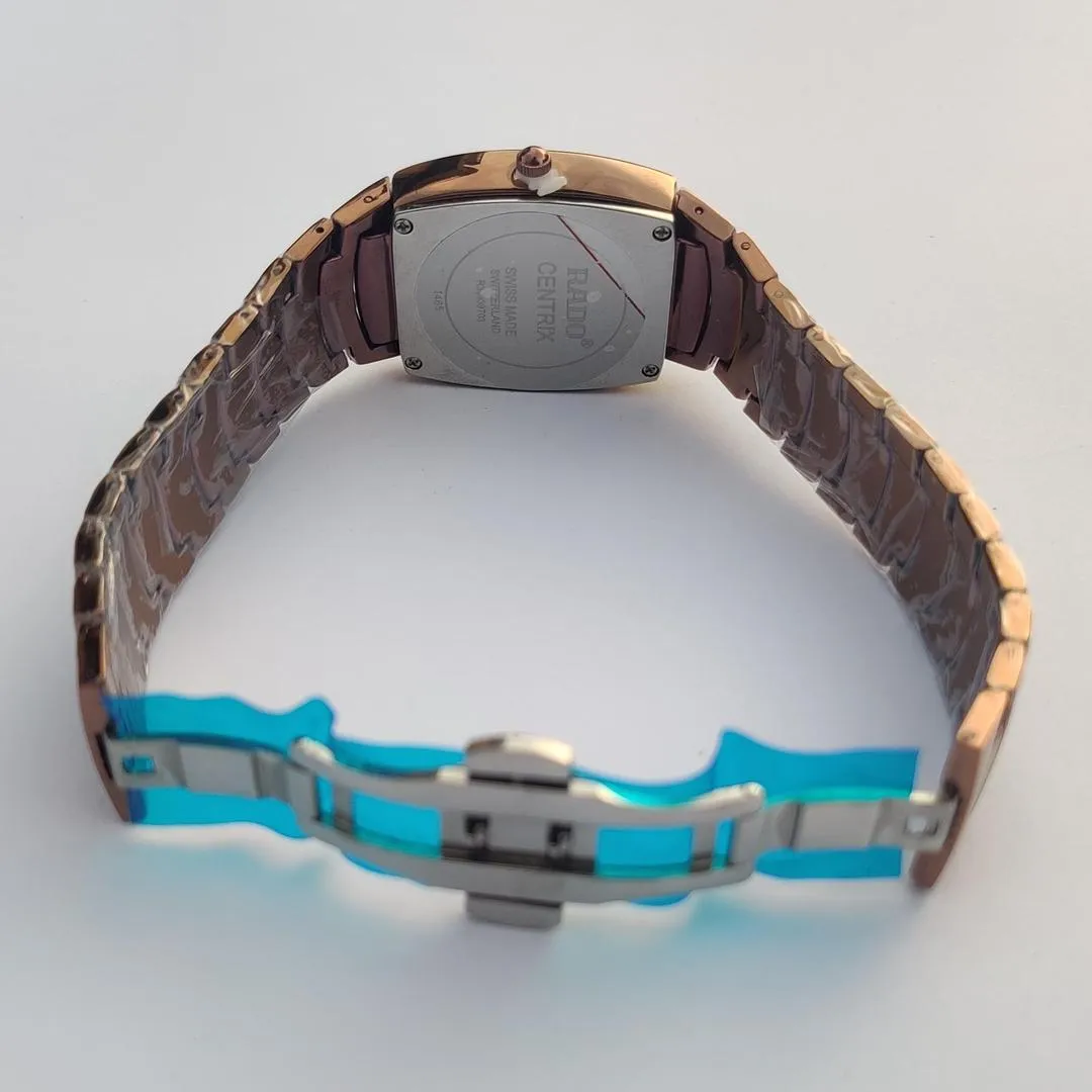 Rose Gold Stainless Steel Analogue Watch for Men Women