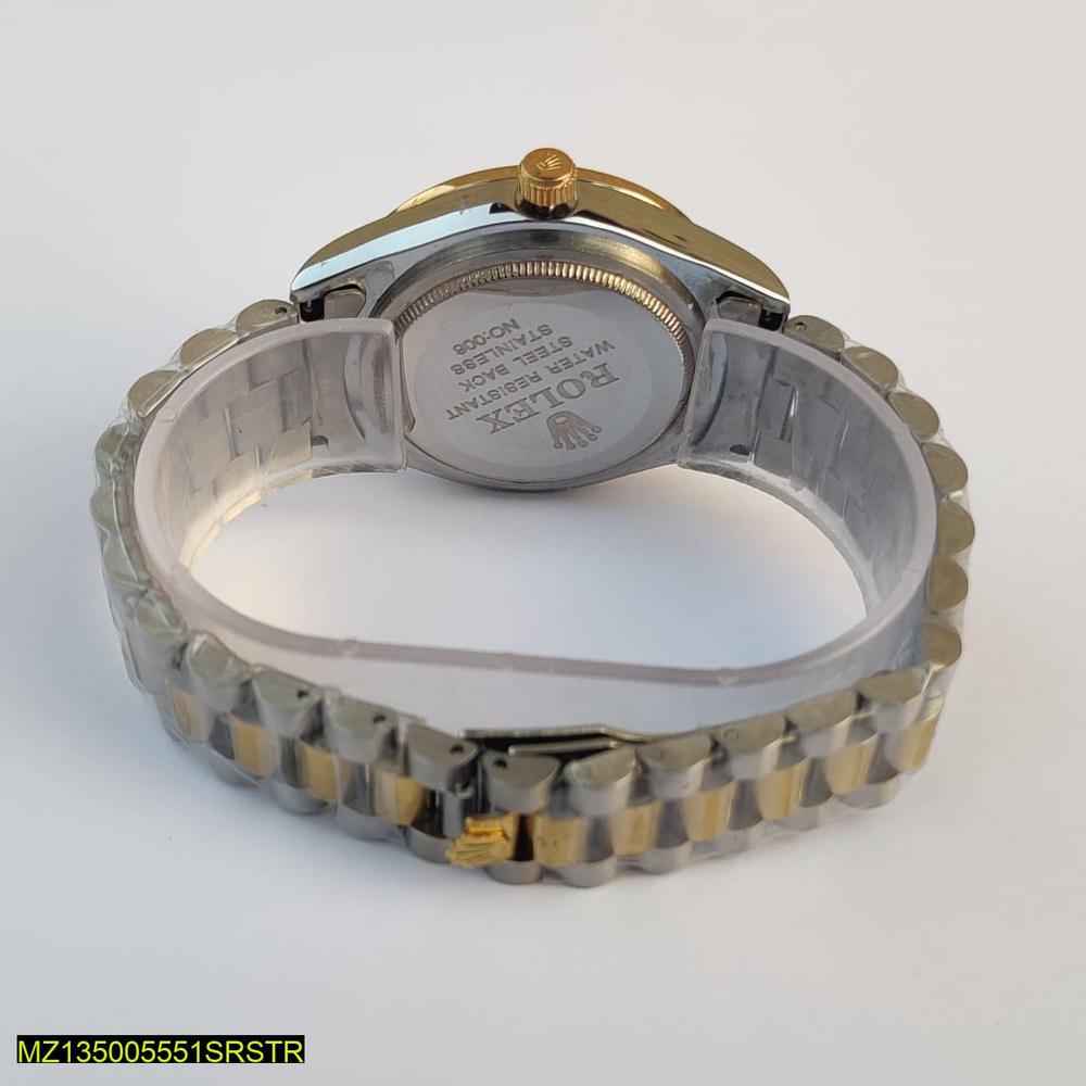 Men's Stainless Steel Watch Gold Tones 38mm Quartz
