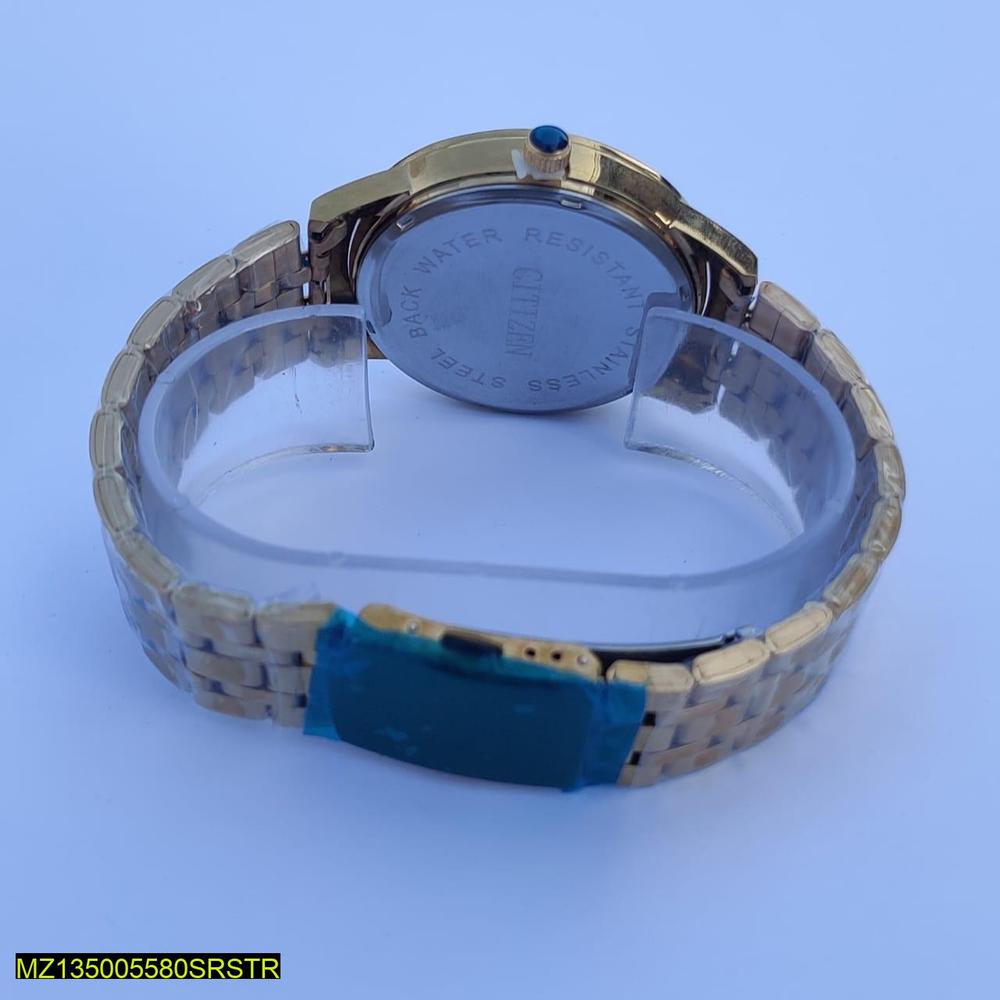 Citizen Stainless Steel Watch 38mm Golden Sunray