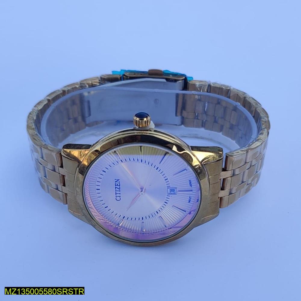 Citizen Stainless Steel Watch 38mm Golden Sunray