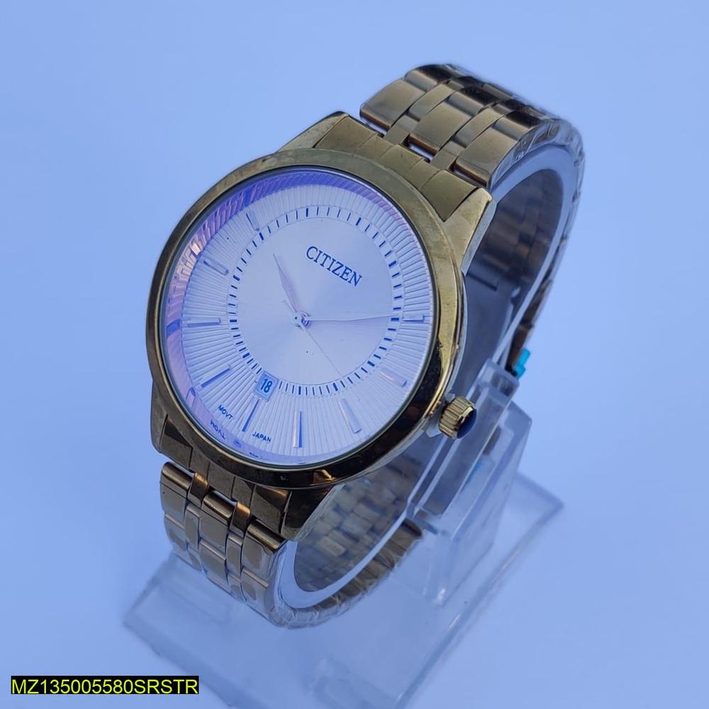 Citizen Stainless Steel Watch 38mm Golden Sunray