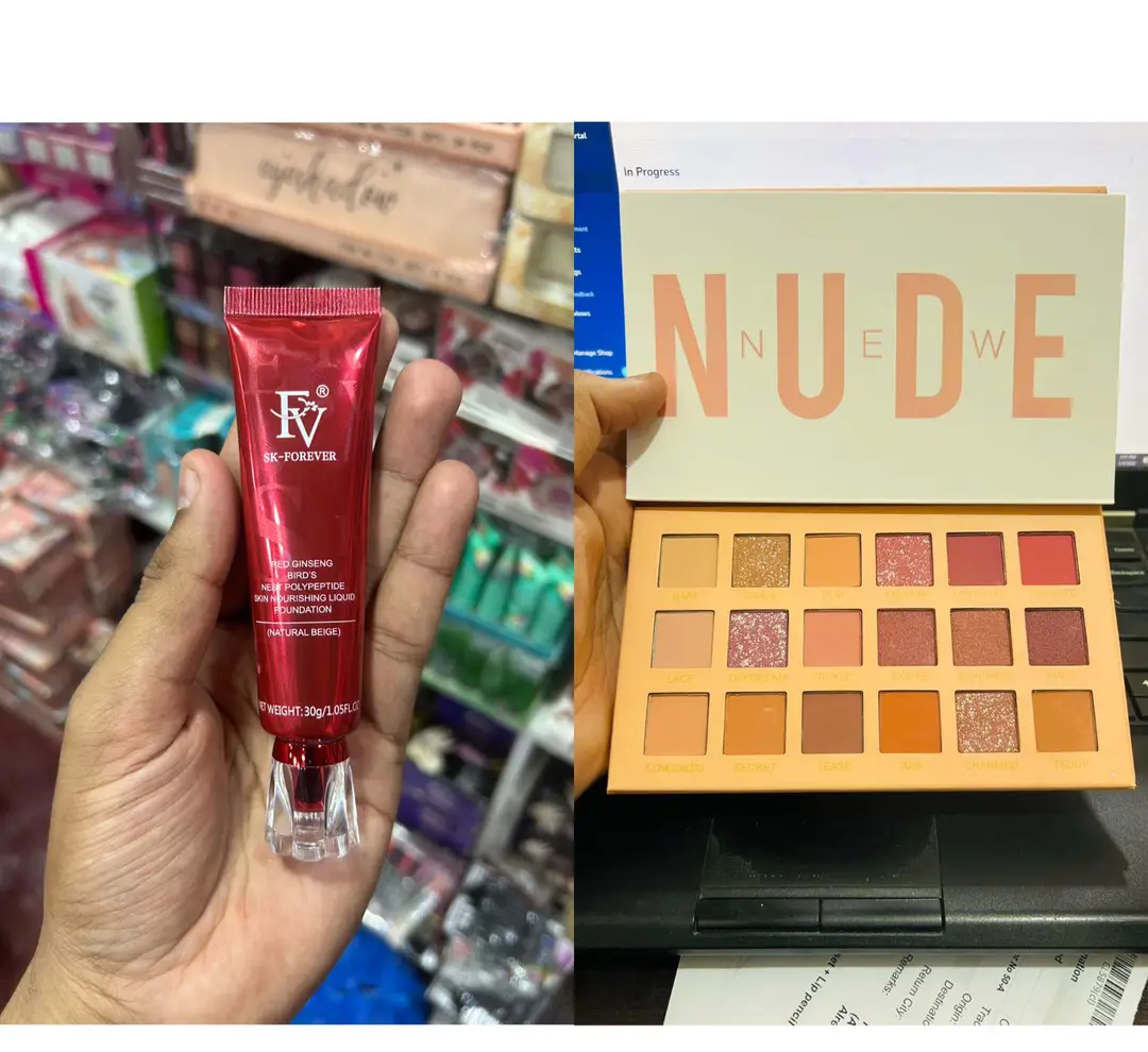 Cream 2 in 1 Makeup Deal - Eyeshadow & Foundation Combo