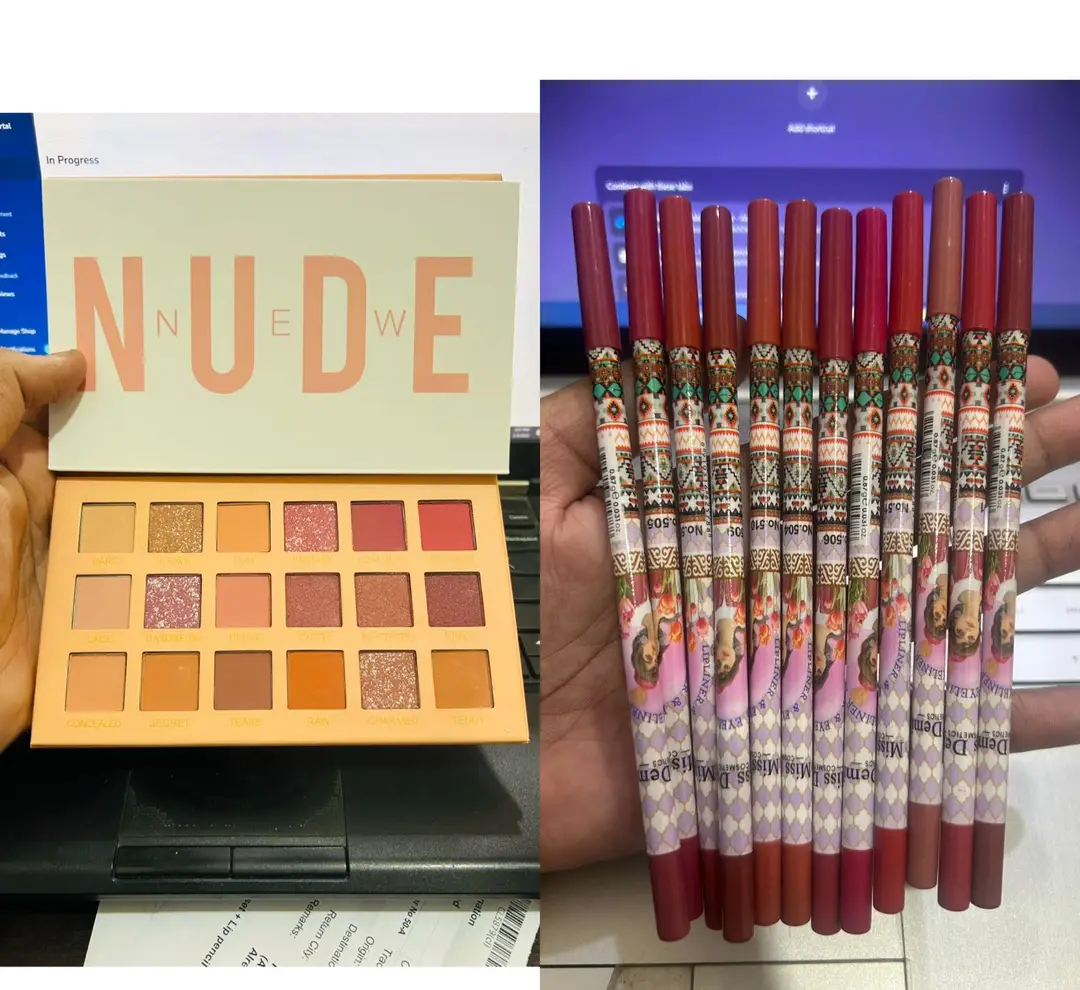 2 in 1 Makeup Deal: Eyeshadow and Lip Pencil Set