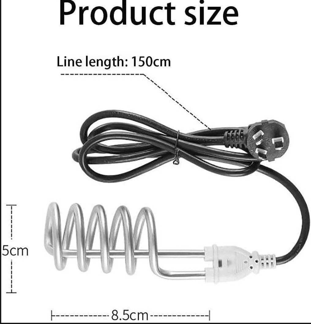 Electric Water Heating Rod 1500W Stainless Steel