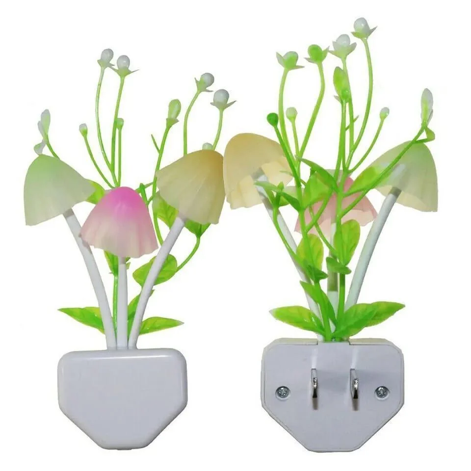 Rechargeable Mushroom Night Light with Sensor