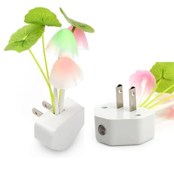 Rechargeable Mushroom Night Light with Sensor
