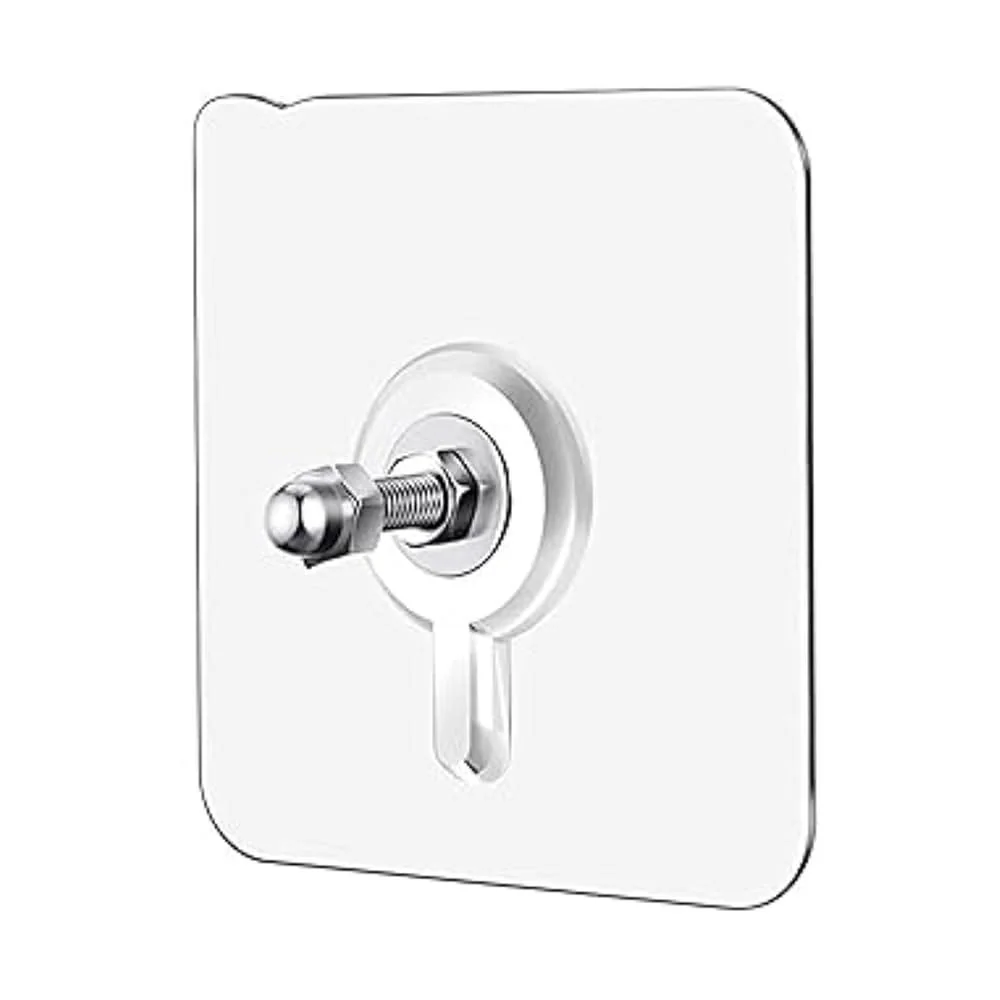 10Pcs Metal Screw Sticker No Drill Wall Mount