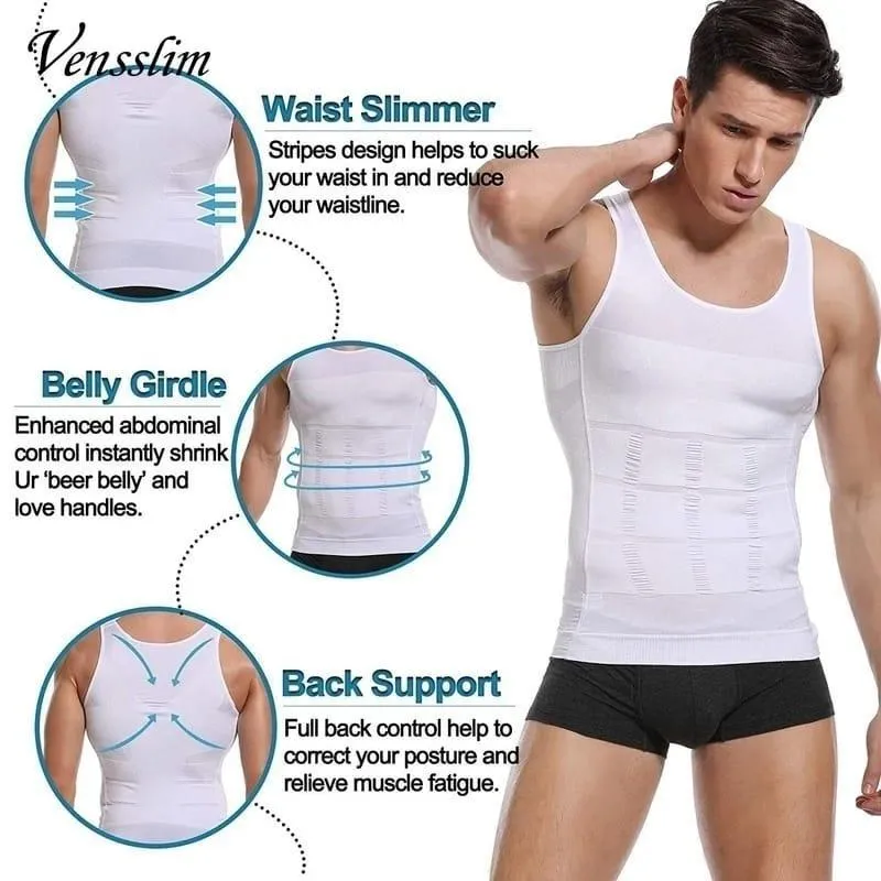 Men's Spandex Slimming Body Shaper Vest