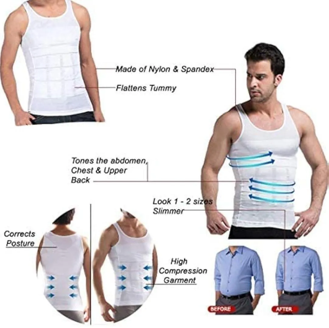 Men's Spandex Slimming Body Shaper Vest