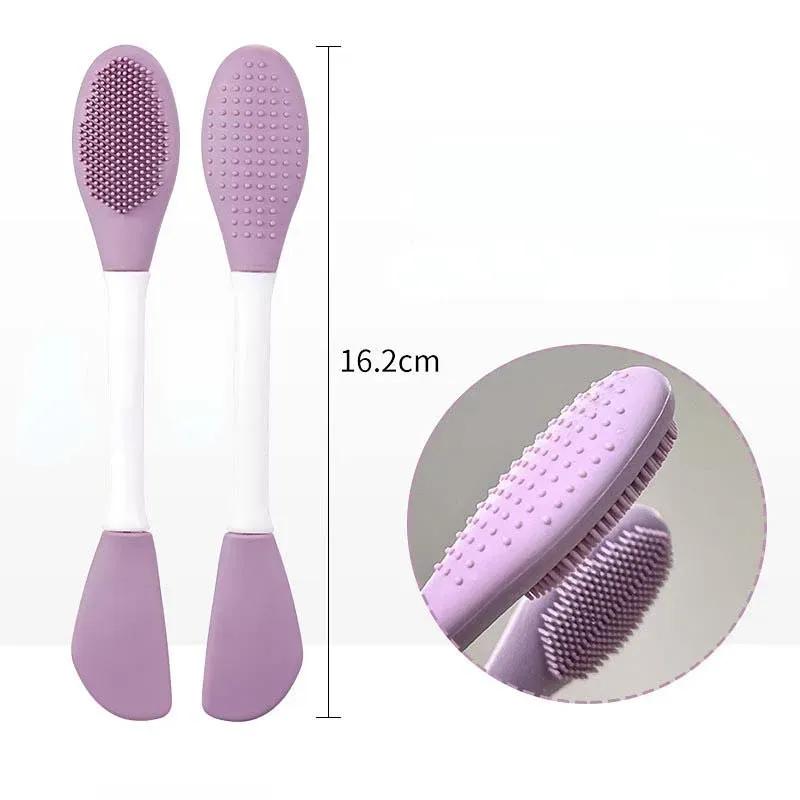 Silicone Face Mask Brush Pack of 4 Reusable Travel Friendly