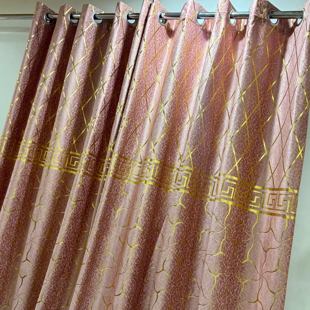 Luxurious 1 Pc Velvet Textured Curtain