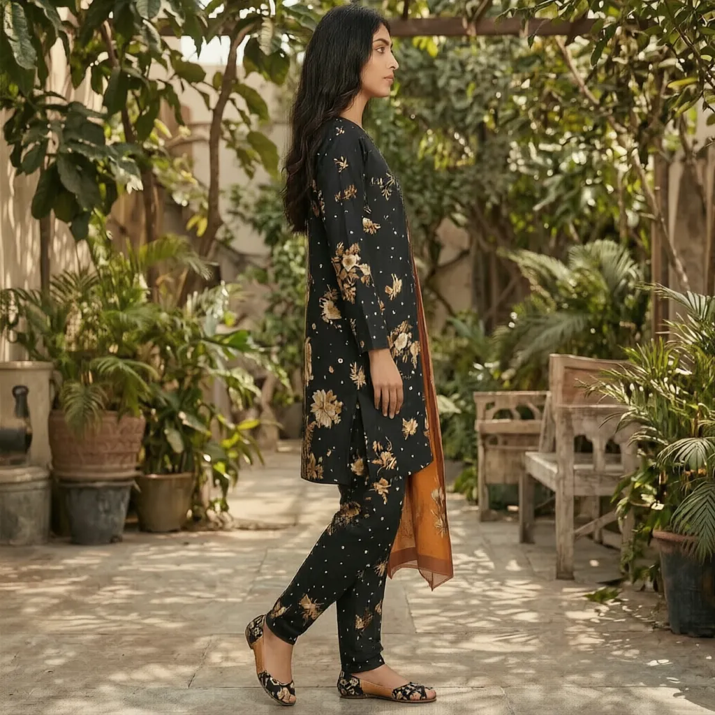 Stylish 3 Pcs Women's Unstitched Digital Print Suit
