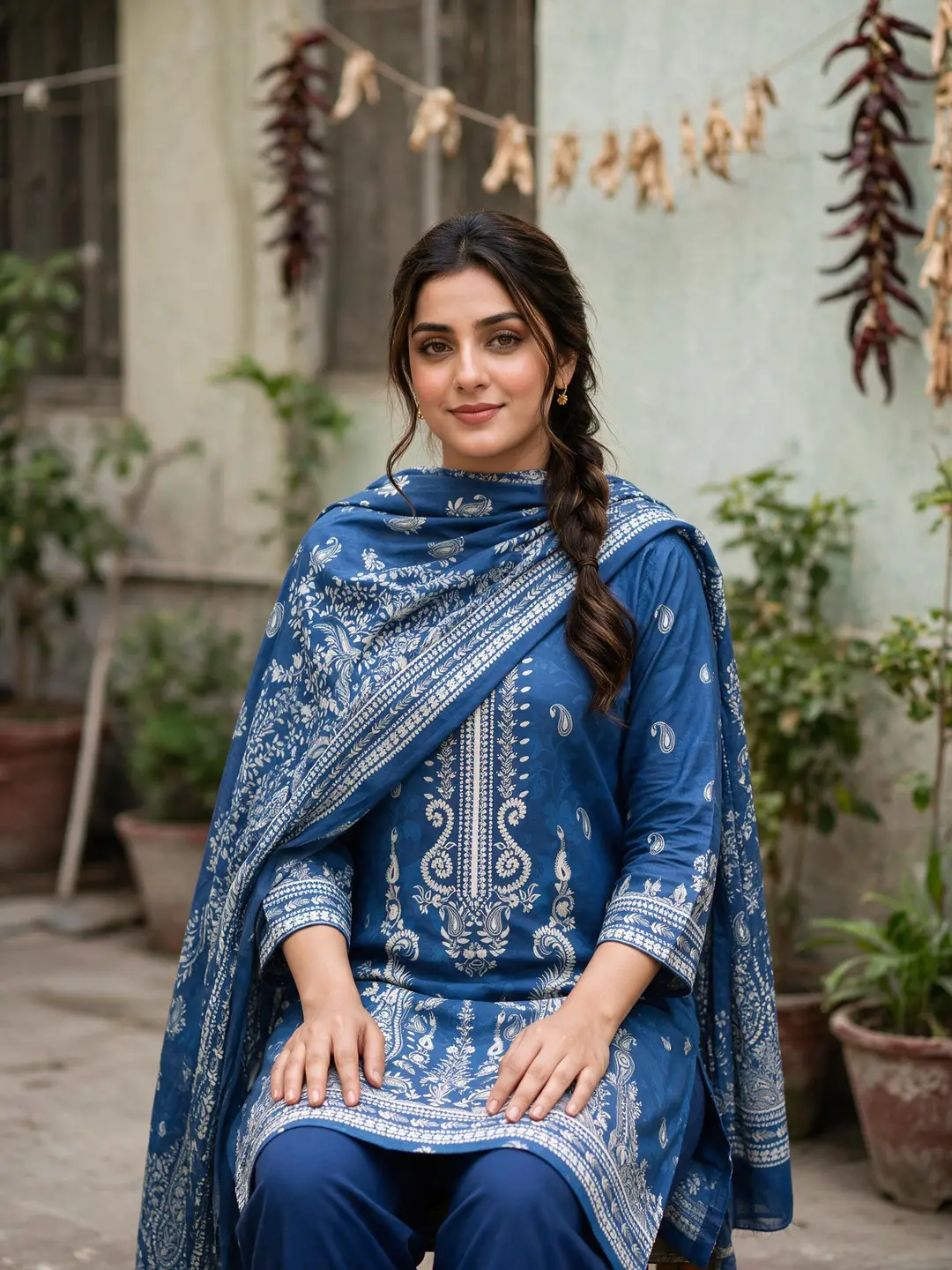 Stylish 3 Pcs Women's Unstitched Lawn Digital Print Suit