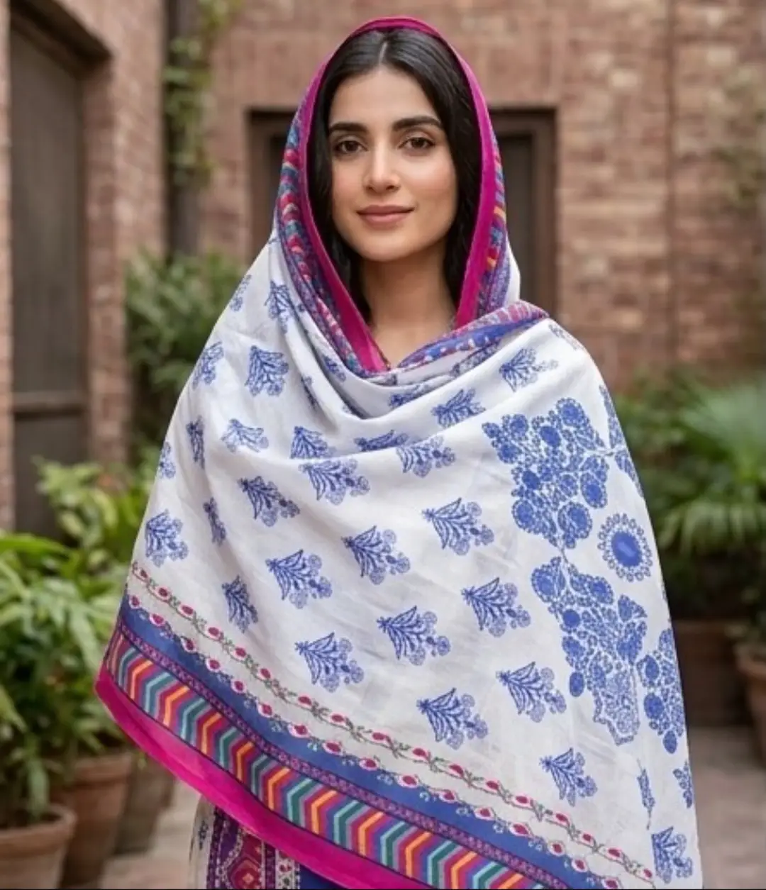 Stylish 3 Pcs Women's Unstitched Lawn Digital Print Suit