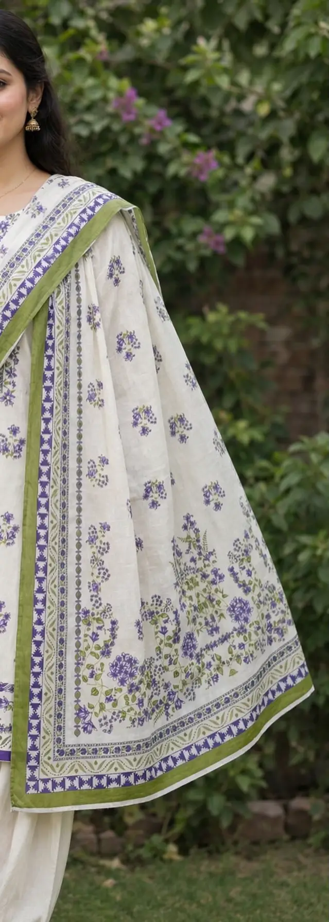 Stylish 3 Pcs Women's Unstitched Lawn Digital Print Suit