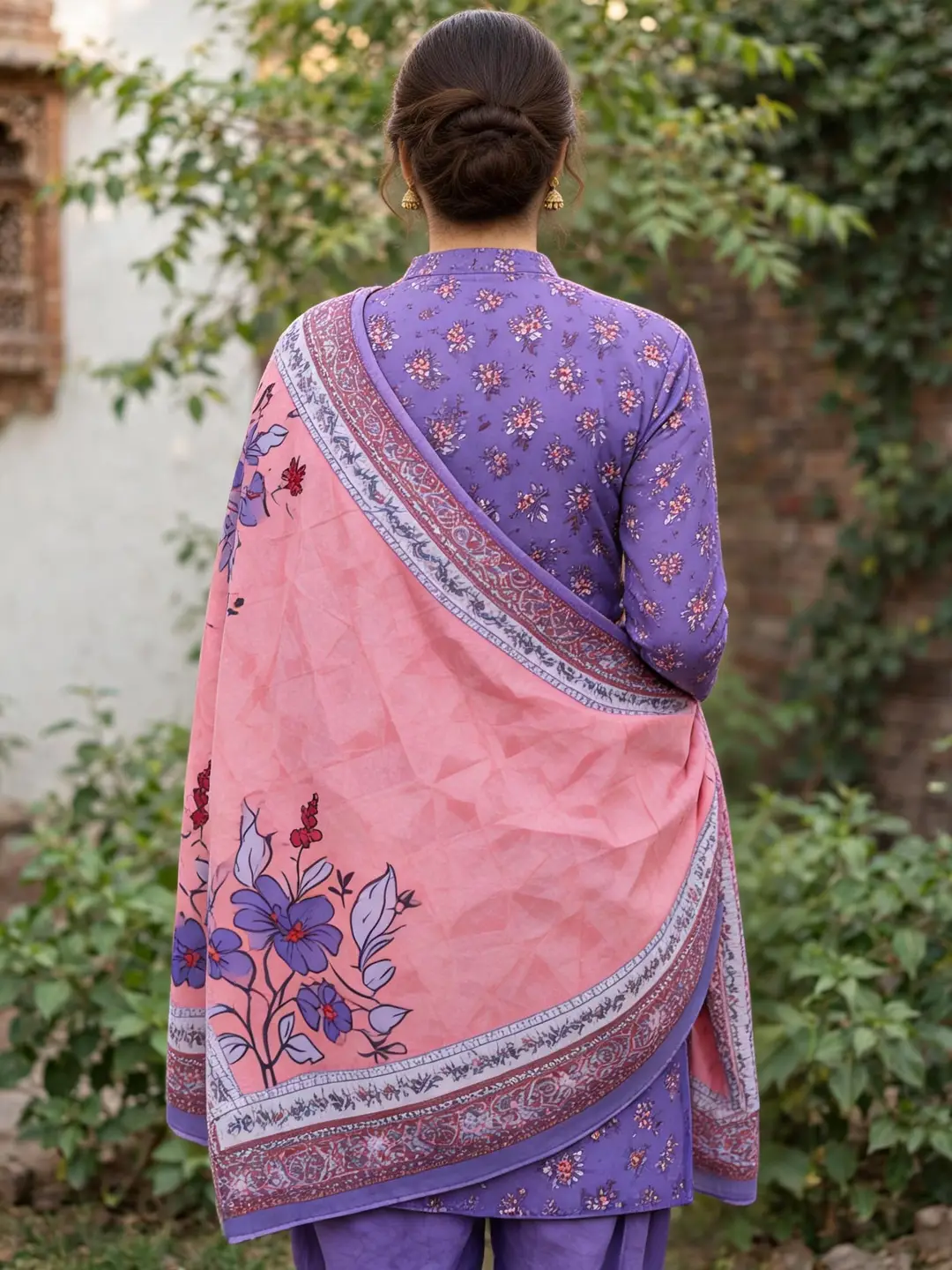 Stylish 3 Pcs Women's Unstitched Lawn Digital Print Suit