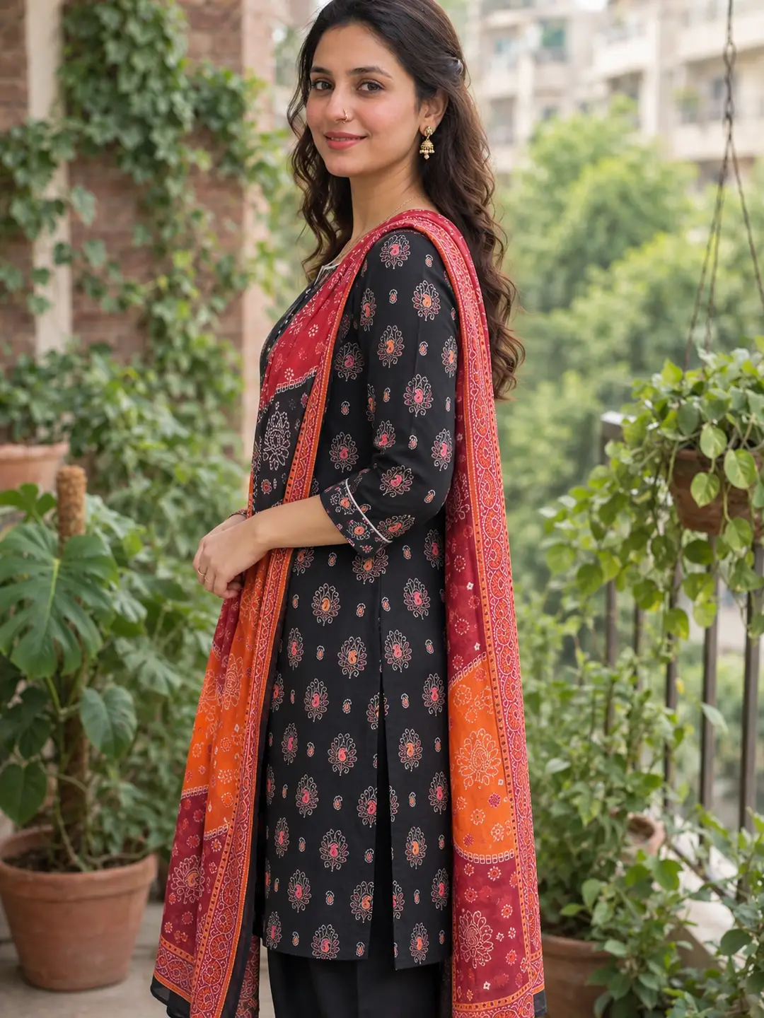 Stylish 3 Pcs Women's Unstitched Lawn Digital Print Suit