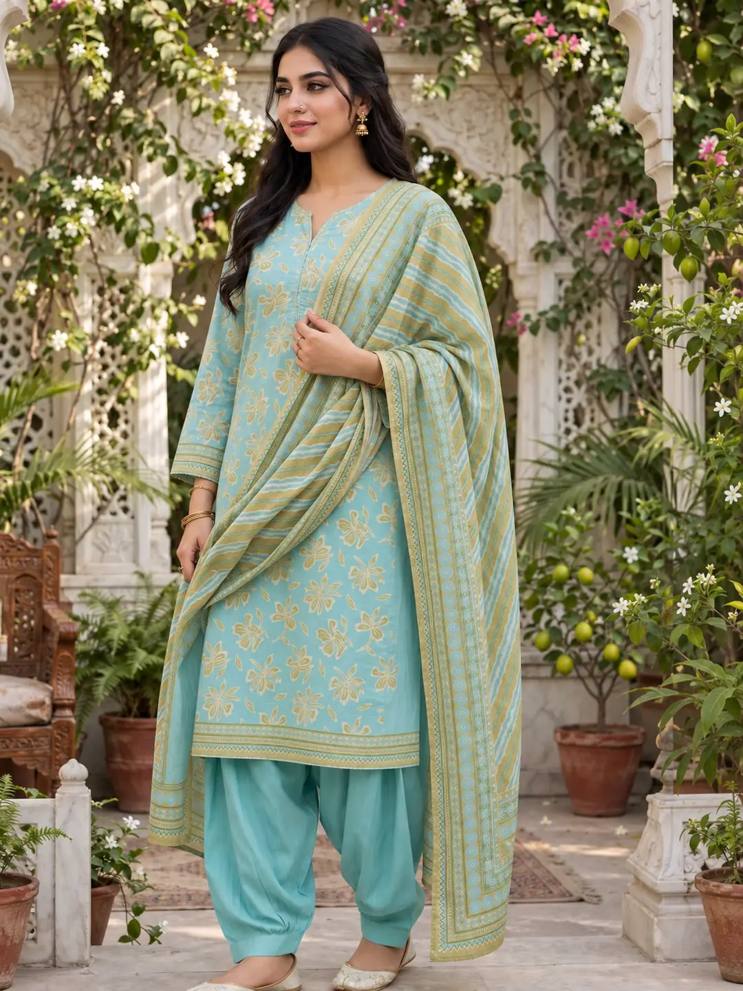 Stylish 3 Pcs Women's Unstitched Khaddar Digital Print Suit