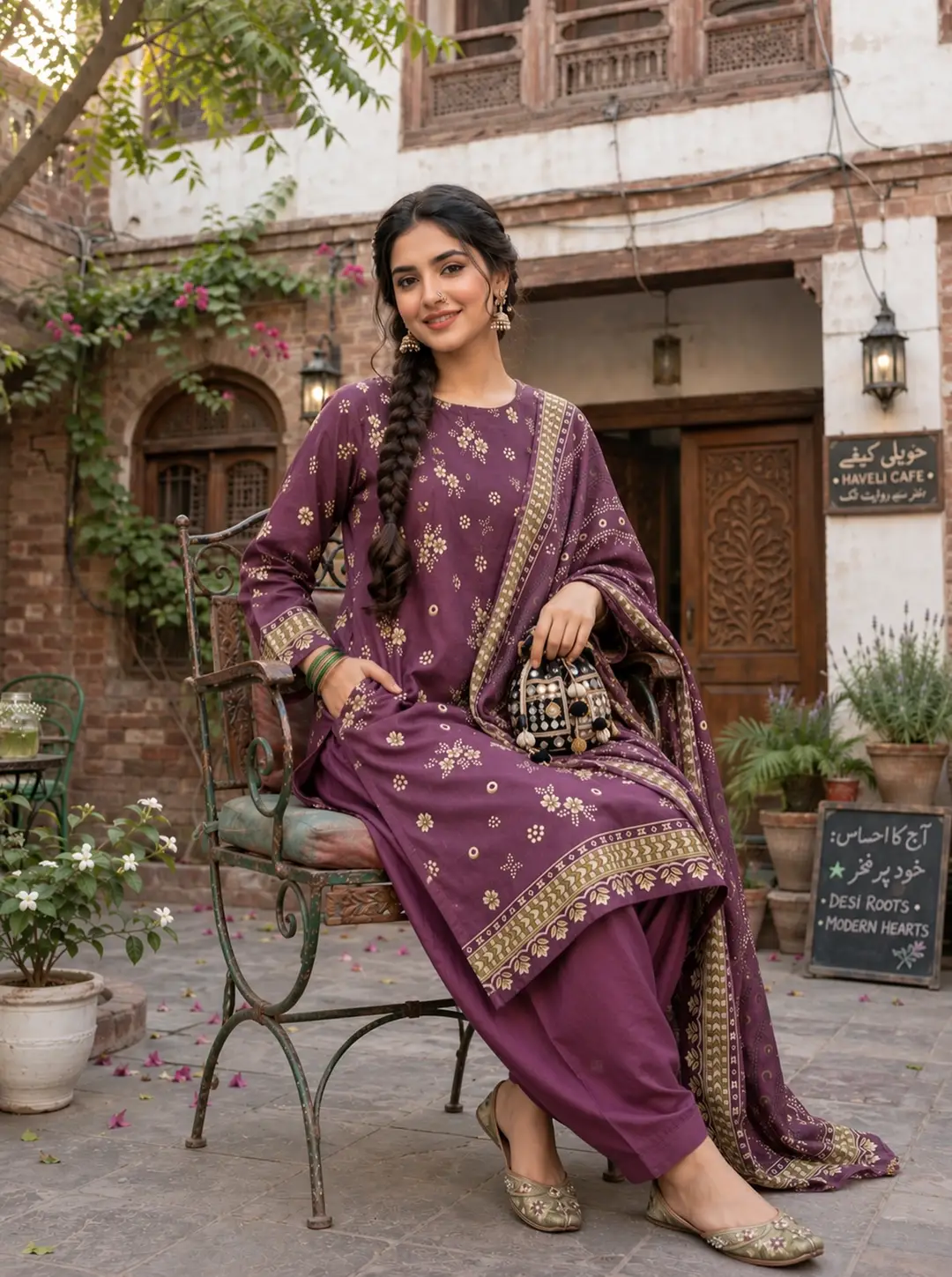 Stylish 3 Pcs Women's Unstitched Khaddar Digital Print Suit
