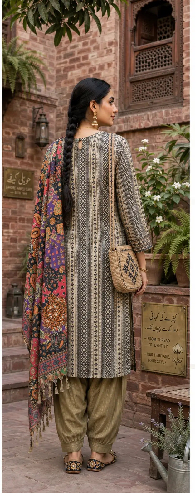 Stylish 3 Pcs Women's Unstitched Khaddar Digital Print Suit
