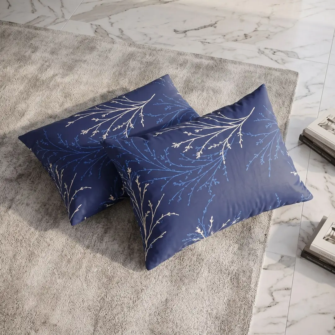 7 Pcs Cotton Salonica Printed Comforter Set