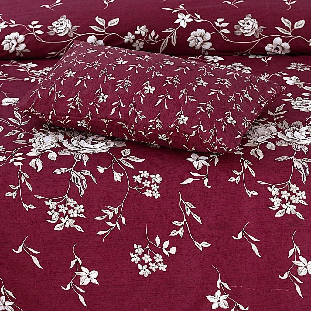 Vibrant 6 Pcs Cotton Salonica Printed Razai Set