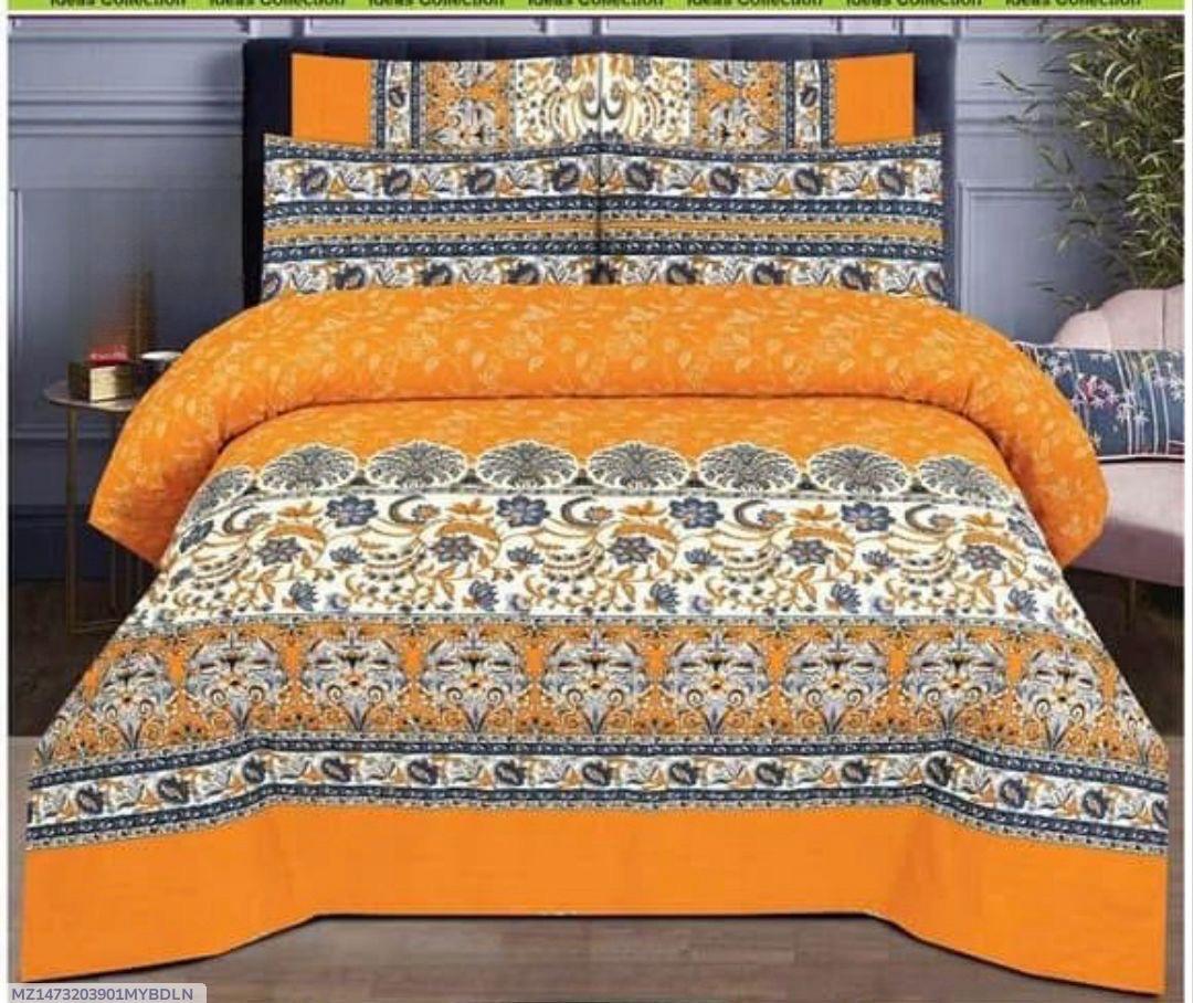 6 Pcs Cotton Salonica Printed Razai Set