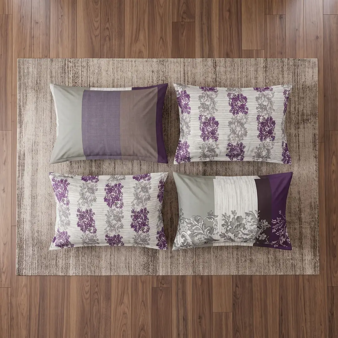 Exclusive 6 Pcs Cotton Salonica Printed Double Razai Set