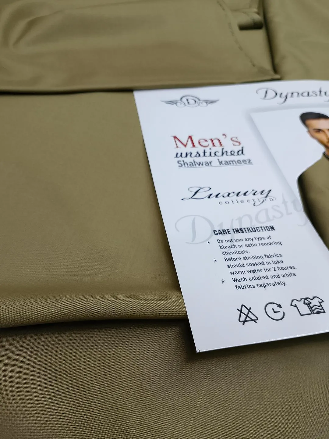 Men's Unstitched Shalwar Kameez Brown Wash & Wear All Season