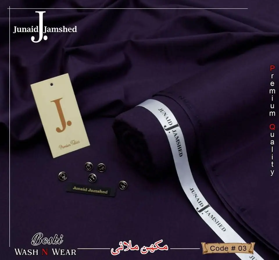 Men’s Unstitched Wash And Wear Plain Suit