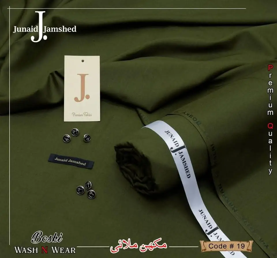 Men’s Unstitched Wash And Wear Plain Suit