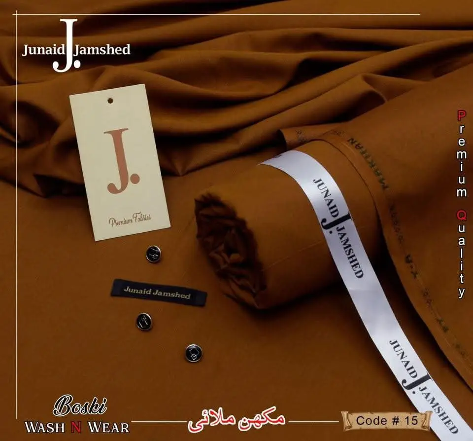Men’s Unstitched Wash And Wear Plain Suit