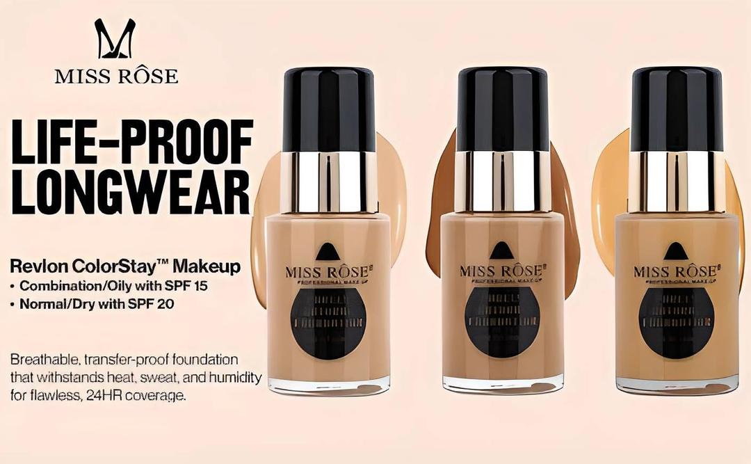 High Coverage Dewy Foundation Natural Beige 3-Pack