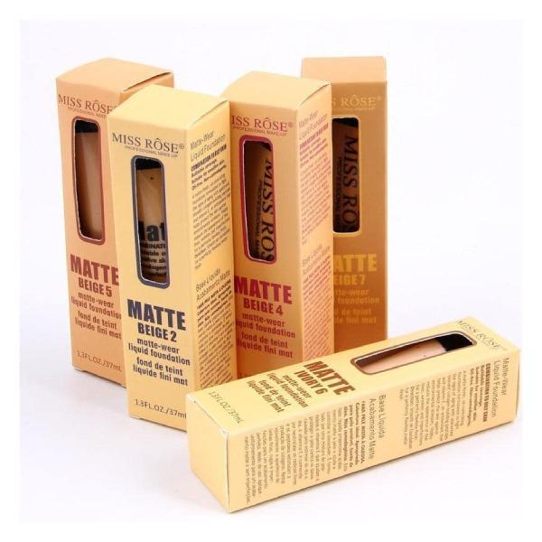 Miss Rose Matte Foundation 37ml Beige 02 All Skin Types